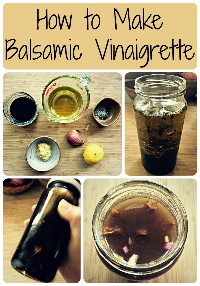 How to Make Balsamic Vinaigrette