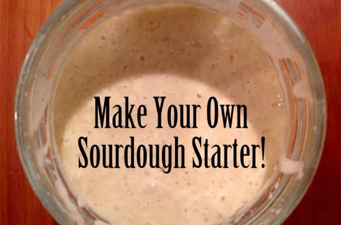 how to make sourdough starter