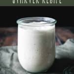 easy sourdough starter recipe