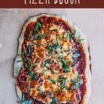 how to make sourdough pizza dough