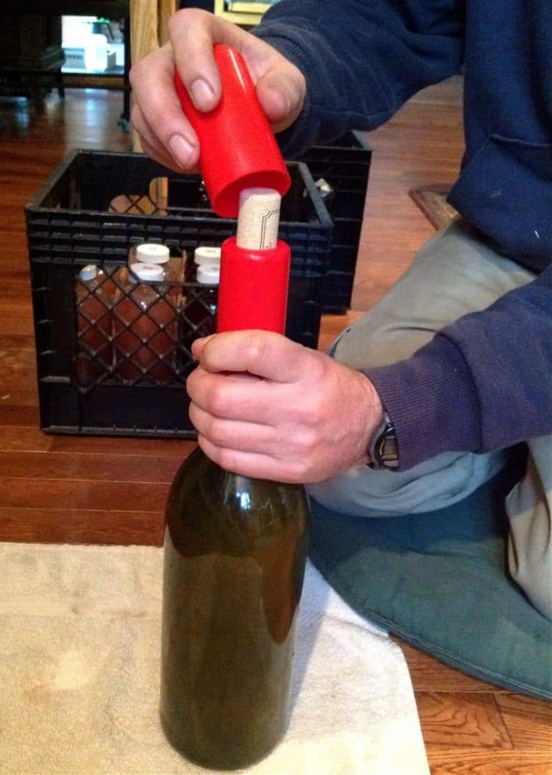 bottling wine