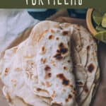 homemade sourdough tortillas