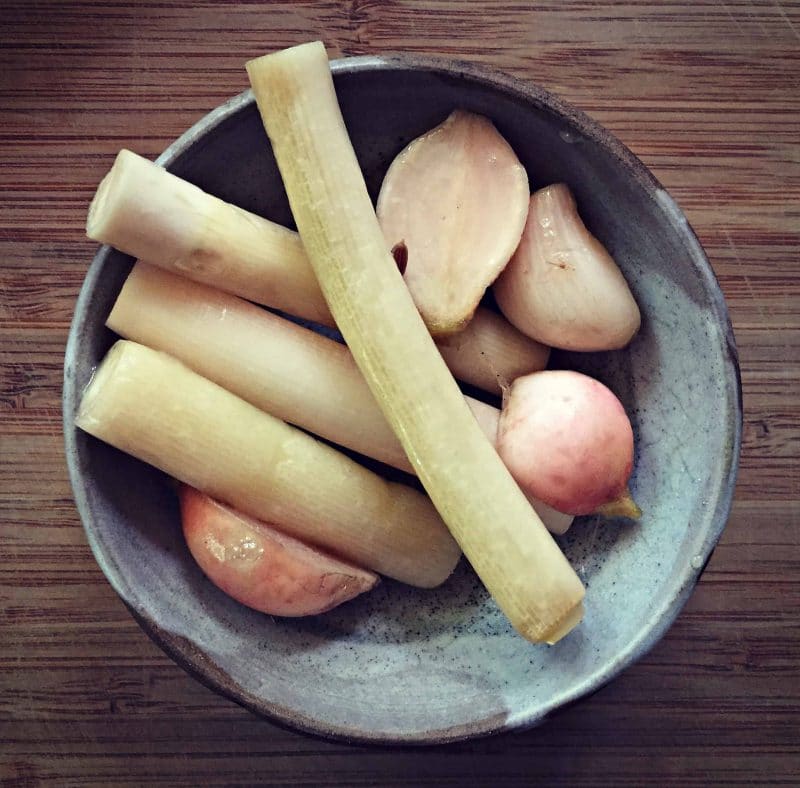 cattail pickles bowl