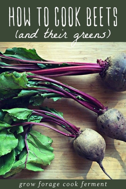 How to Cook Beets and Beet Greens