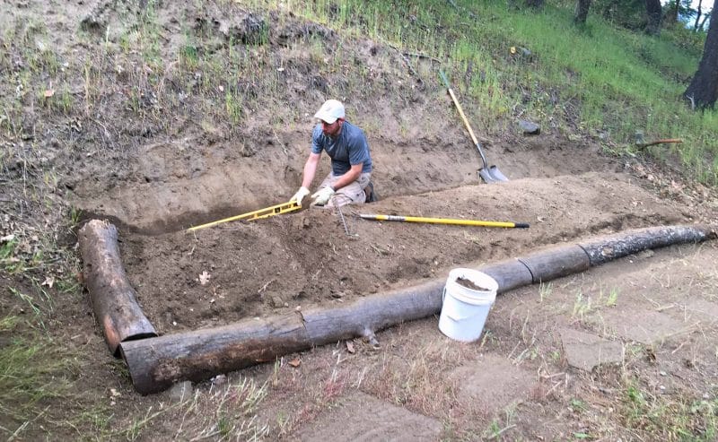 level swale bed