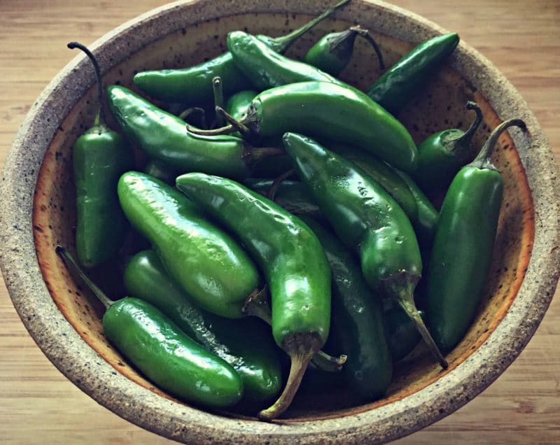 jalapenos in a bowl