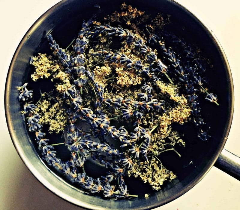 lavender and elderflower tea