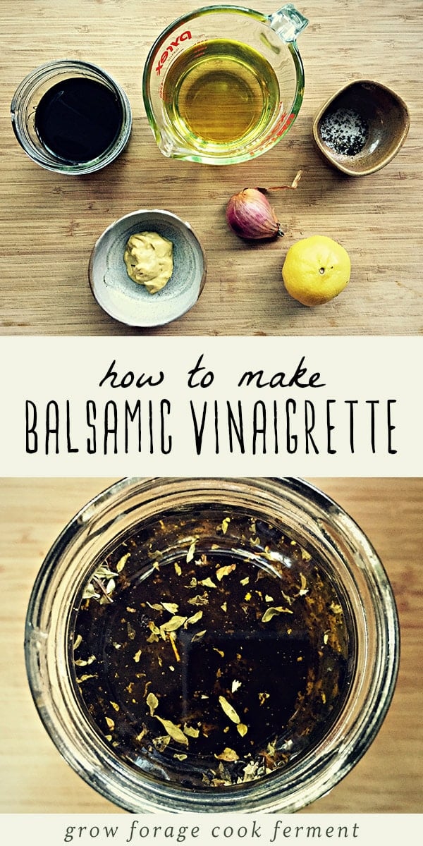 How to Make Balsamic Vinaigrette