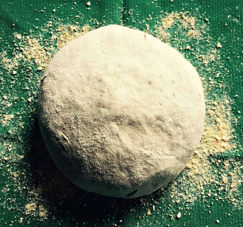 sourdough rye dough ball