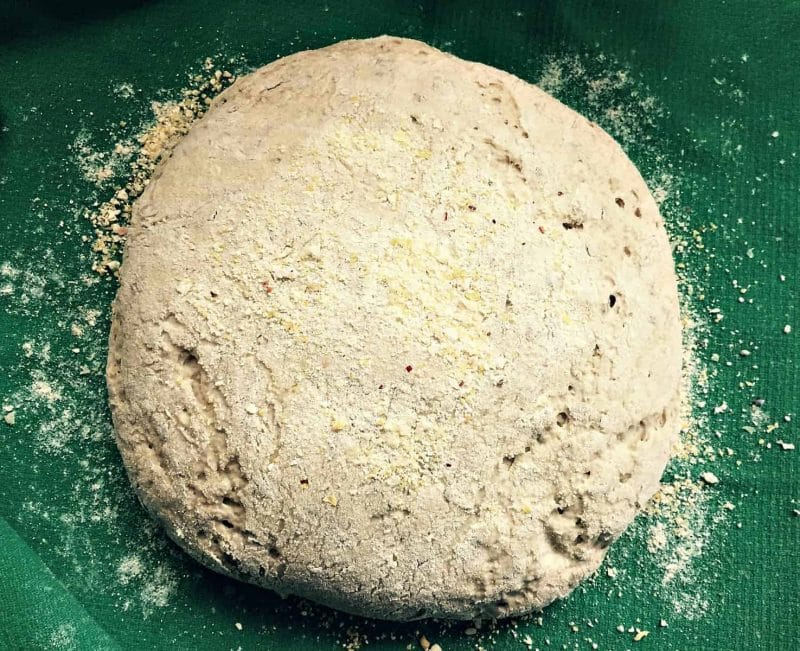 sourdough rye dough rise