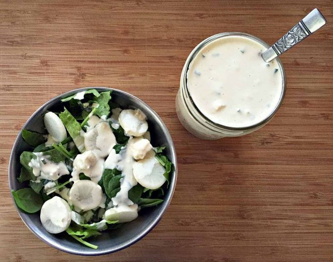 homemade blue cheese salad dressing