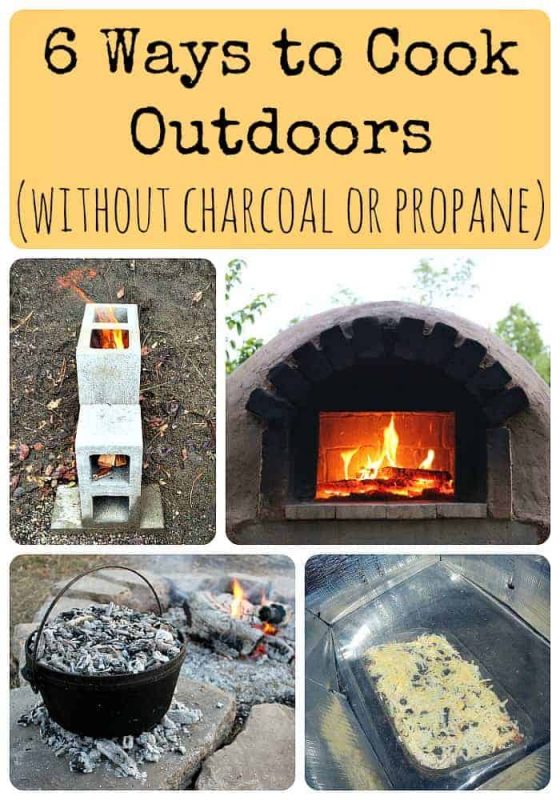 6 Ways to Cook Outdoors (without charcoal or propane)
