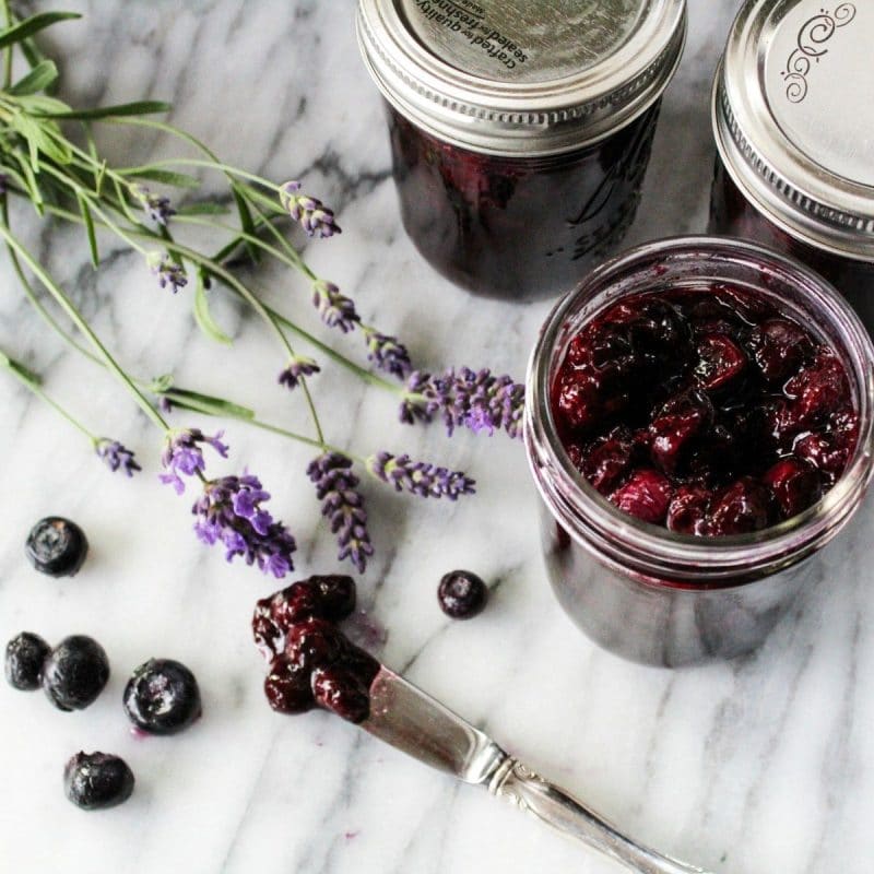 blueberry lavender jam