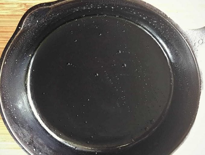 water-drop-on-cast-iron