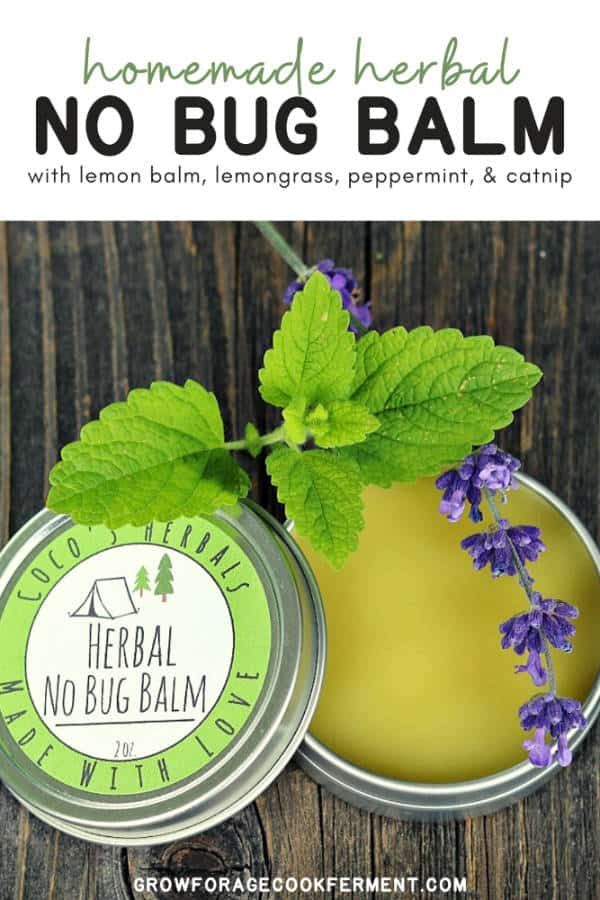 DIY Herbal No Bug Balm (with Lemon Balm)