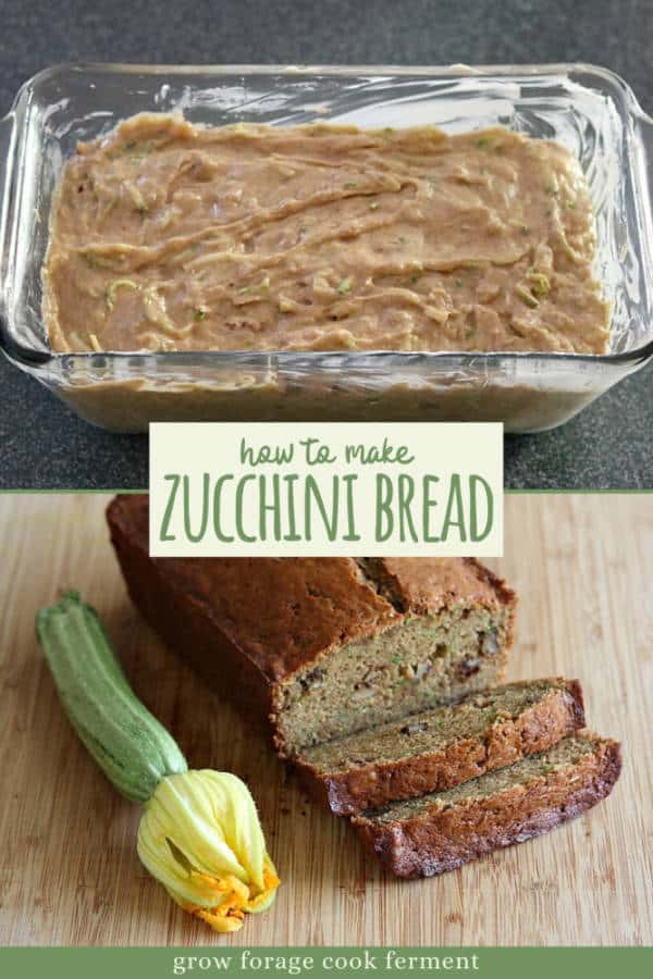 Zucchini Spice Bread (Made With Butter)