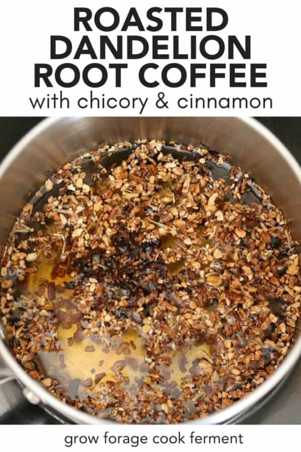 Roasted Dandelion Root Coffee with Chicory Root & Cinnamon