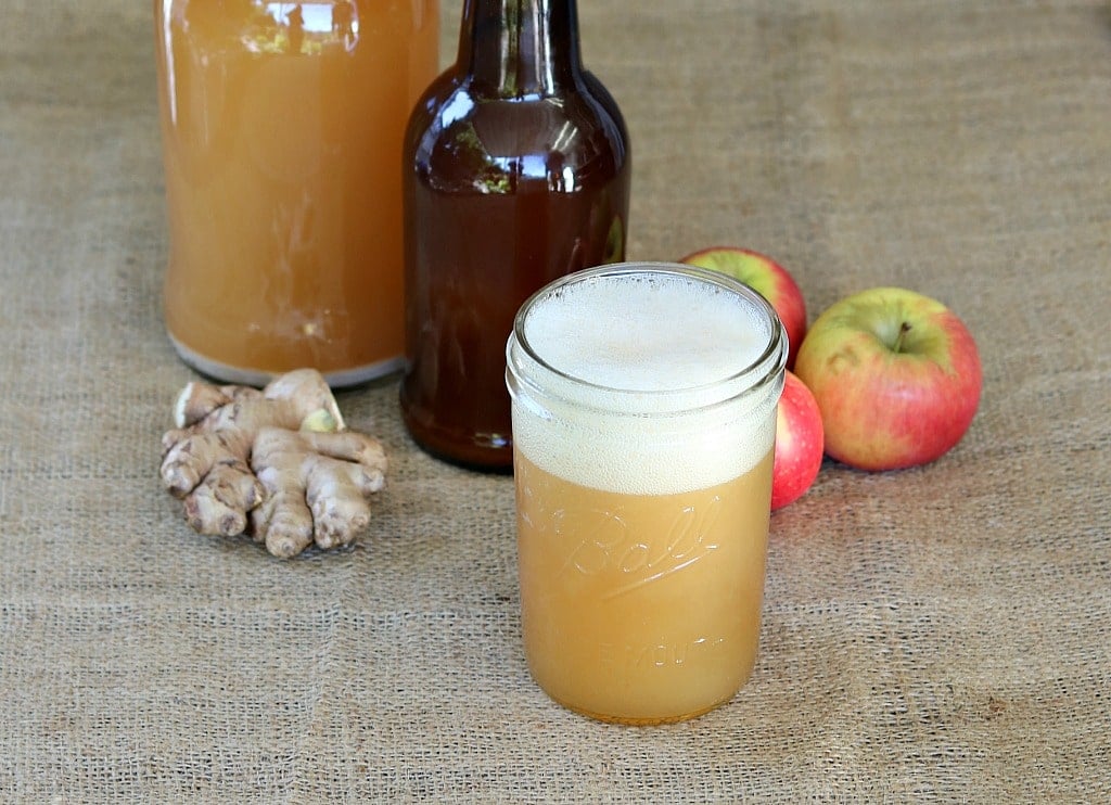 Fermented Apple Ginger Beer