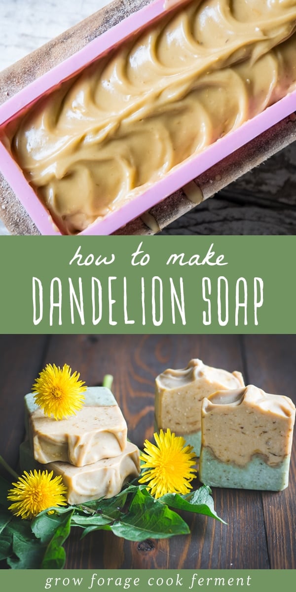 Dandelion Soap Made With the Whole Plant