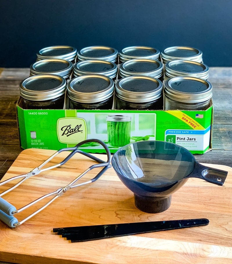 ball preserving utensil set and wide mouth jars