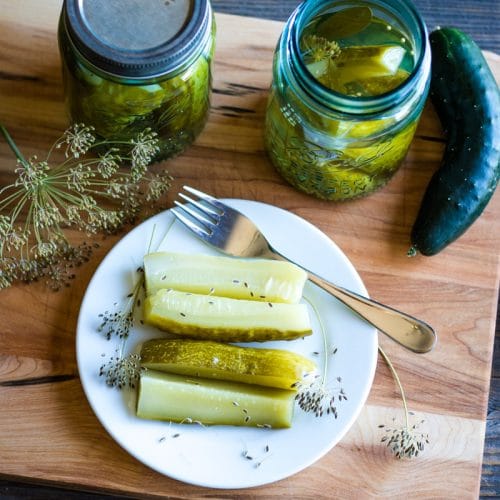 Kosher Dill Pickles Canning Recipe