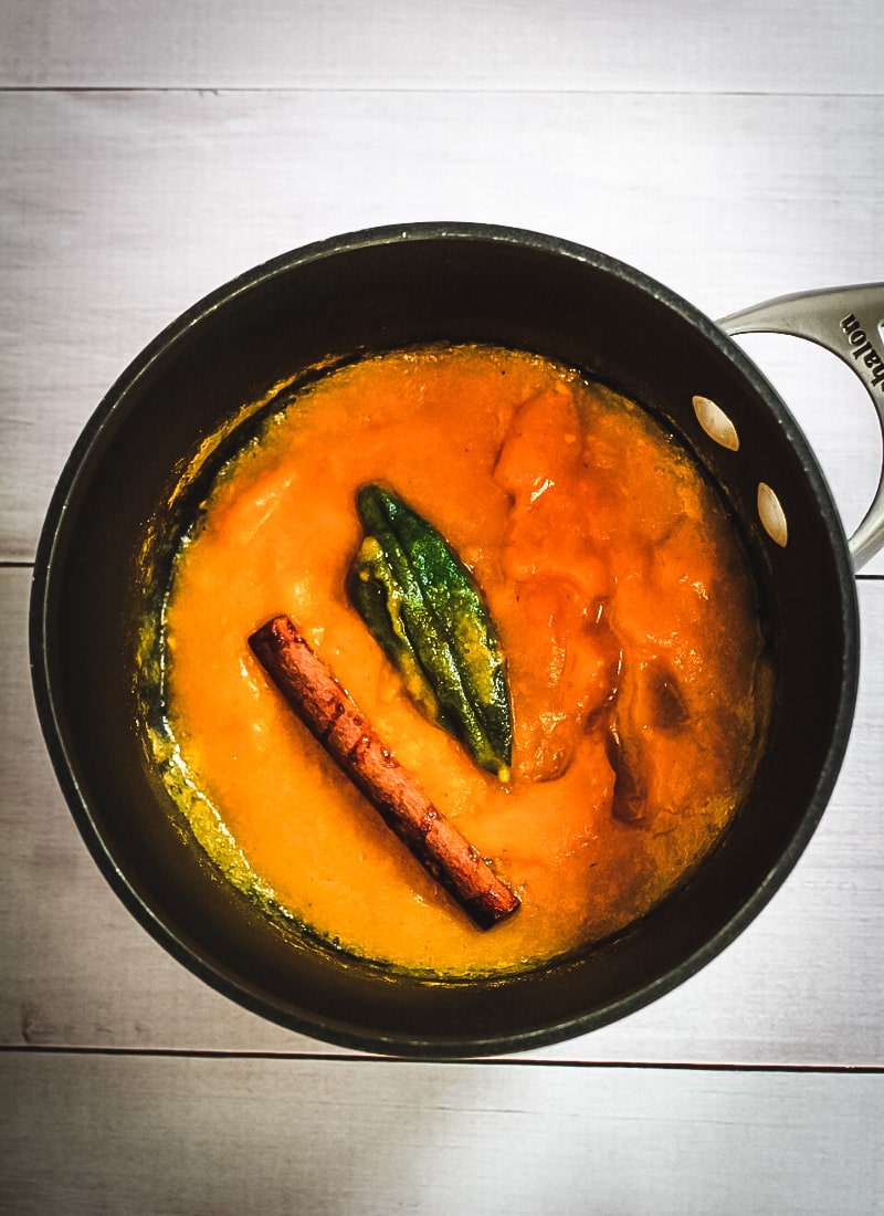 making persimmon honey syrup