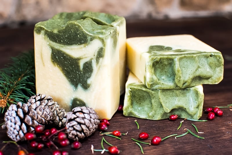 How to Make Pine Resin Soap {2 recipes}