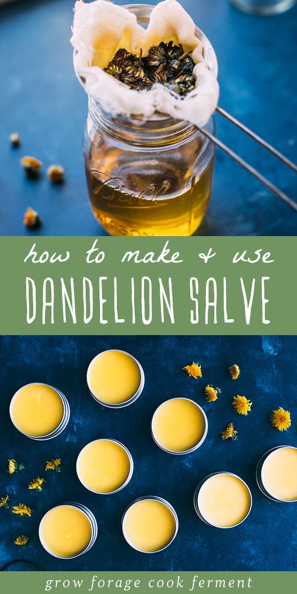 How to make and use dandelion salve