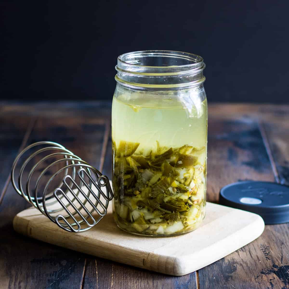 jalapeno hot sauce with fermentation spring
