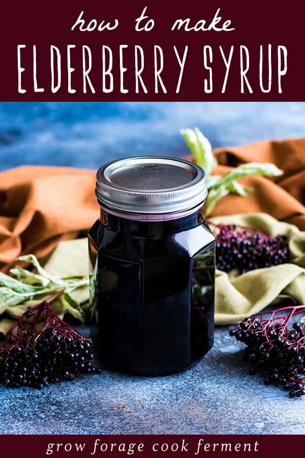 Learn how to make the best simple homemade elderberry syrup! This elderberry syrup recipe is not only delicious but has powerful medicinal benefits as well. Organic DIY Elderberry syrup should be in every herbalist's apothecary and requires either fresh or dried berries. how to make elderberry syrup