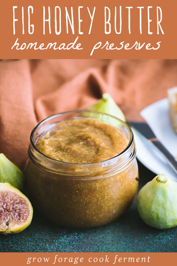 fig honey butter jar