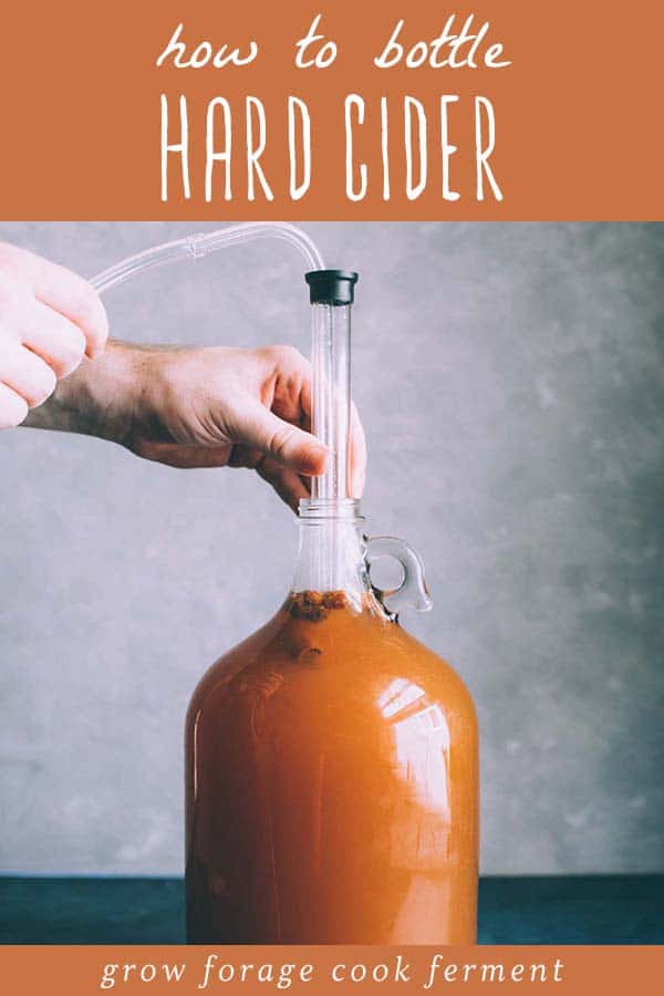 How to Bottle One Gallon of Hard Cider (or Mead)