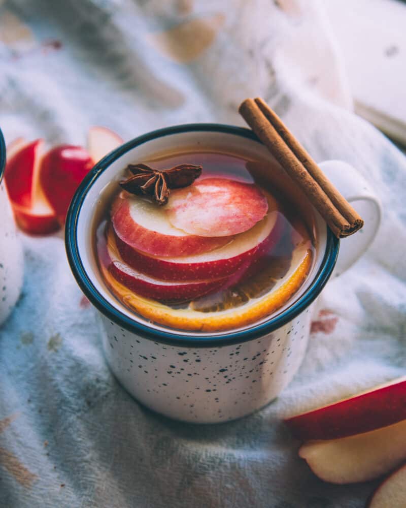 Mulled Hard Cider Warm Spiced Apple Drink for Fall