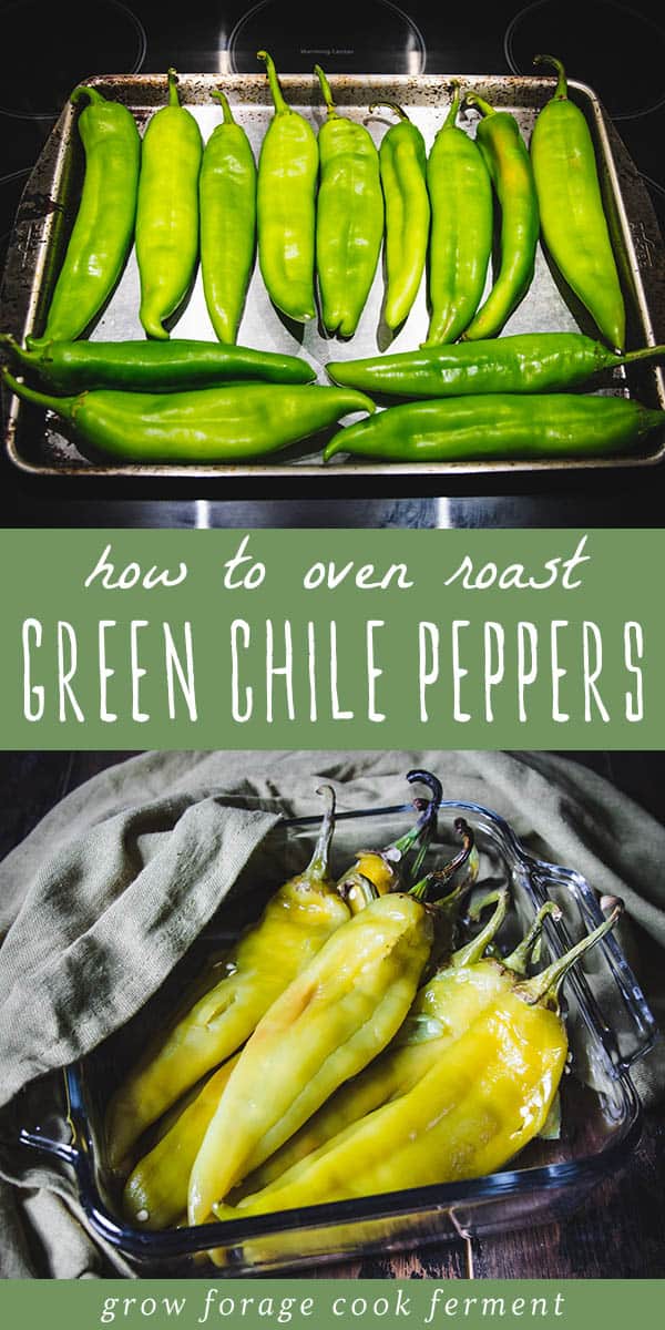 How to Oven Roast Hatch Chile Peppers