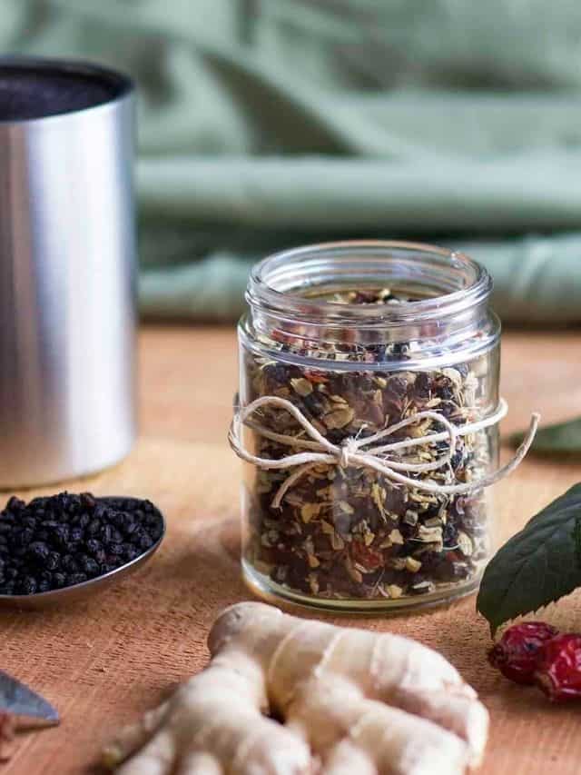 Immune Boosting Herbal Tea Blend Grow Forage Cook Ferment