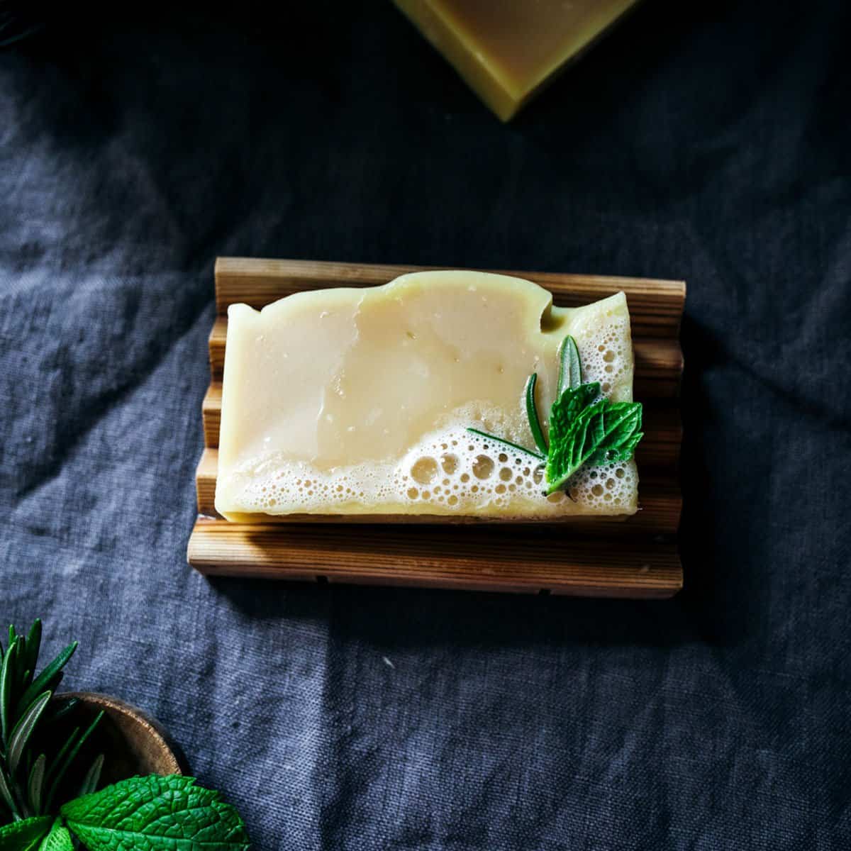 Homemade Rosemary Shampoo Bars