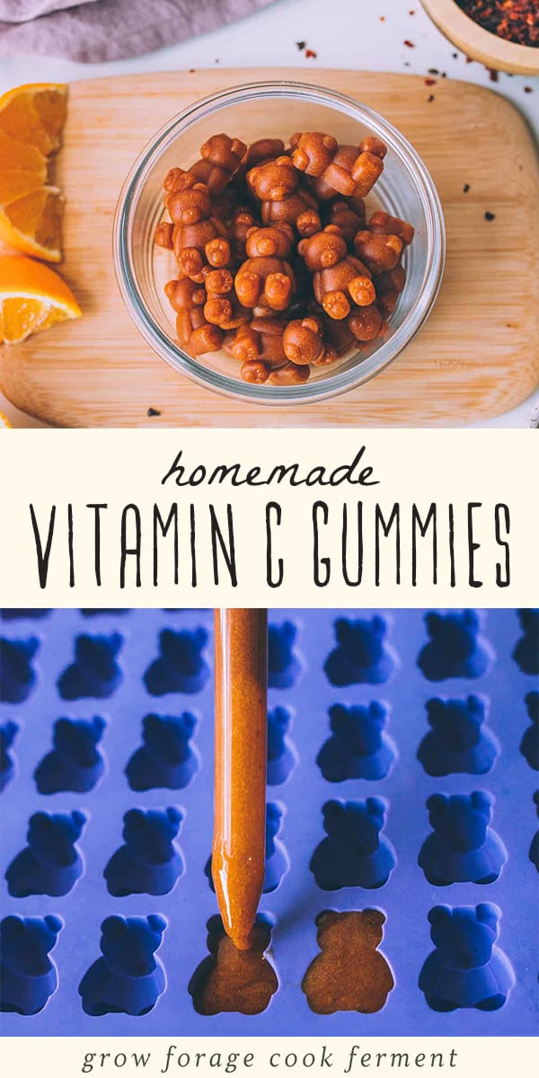 Homemade Vitamin C Gummies With Rosehips
