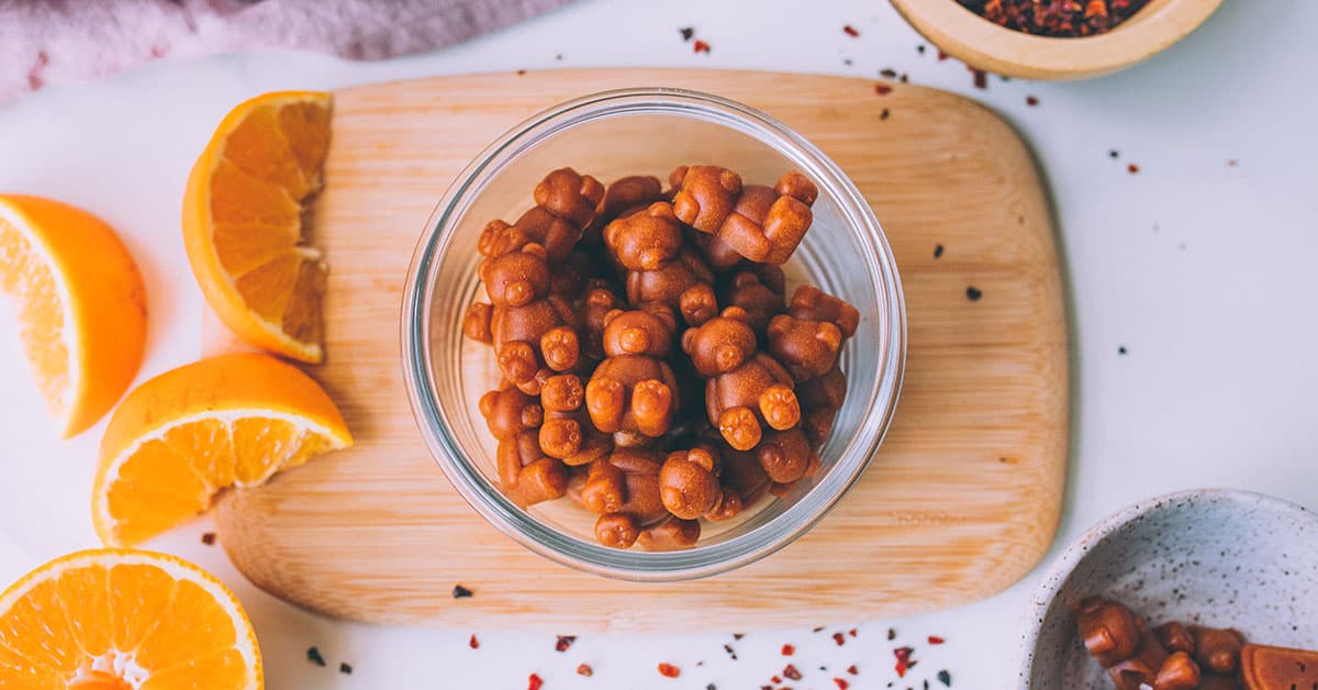Homemade Vitamin C Gummies with Rosehips
