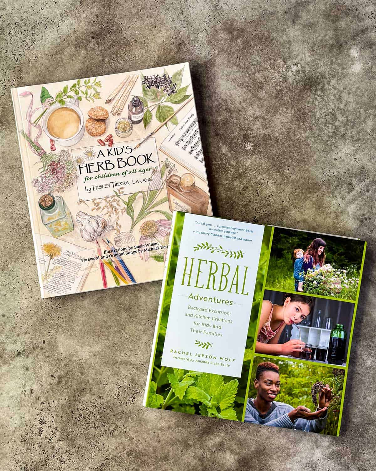 2 herbal books for kids. 