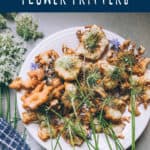 queen anne's lace flower fritters