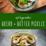 refrigerator bread and butter pickles