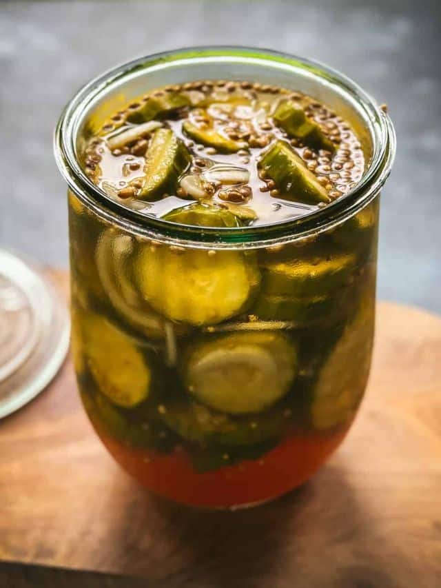 Refrigerator Bread and Butter Pickles Grow Forage Cook Ferment