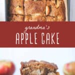 grandma's apple cake