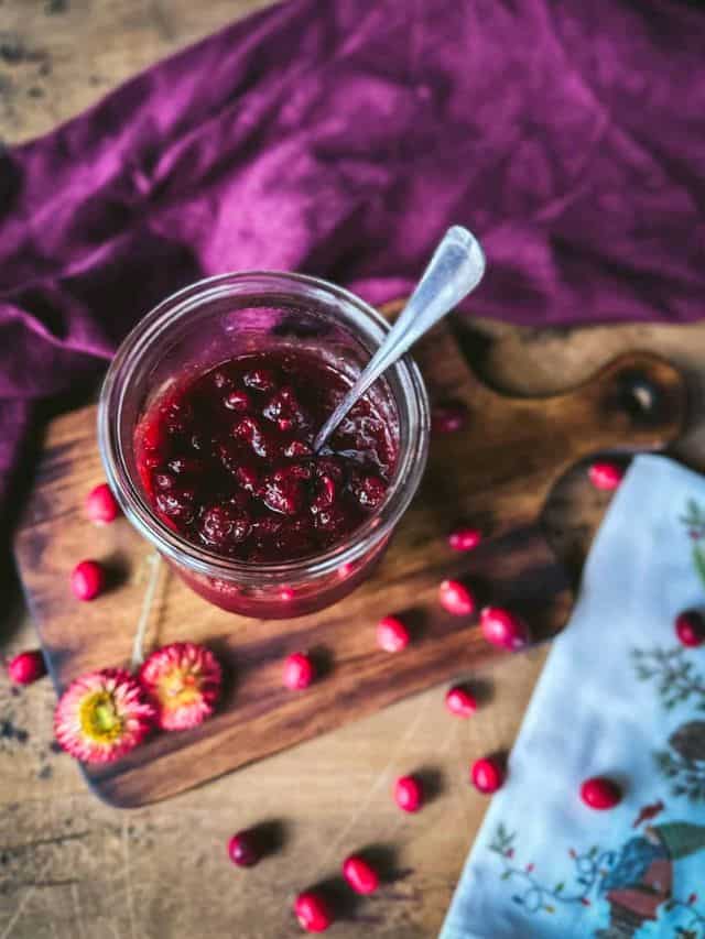 Quick Pickle Recipe for Cranberries