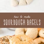 how to make sourdough bagels