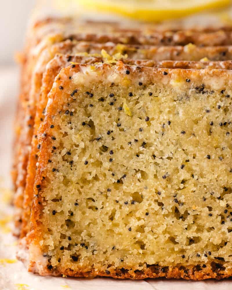 Lemon Poppy Seed Loaf with Lemon Glaze