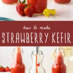 how to make strawberry kefir