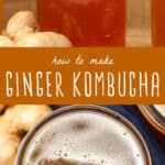 how to make ginger kombucha
