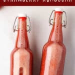 how to make strawberry kombucha