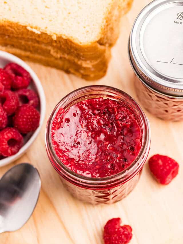 Homemade Raspberry Jam: Low Sugar or No Sugar
